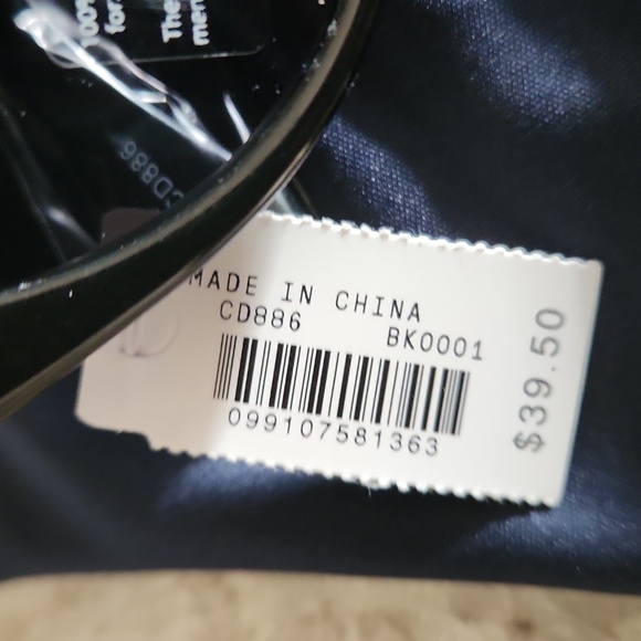 J CREW CAT EYE BLACK 100% UV PROTECTION SUNGLASSES NWT - Picture 6 of 6